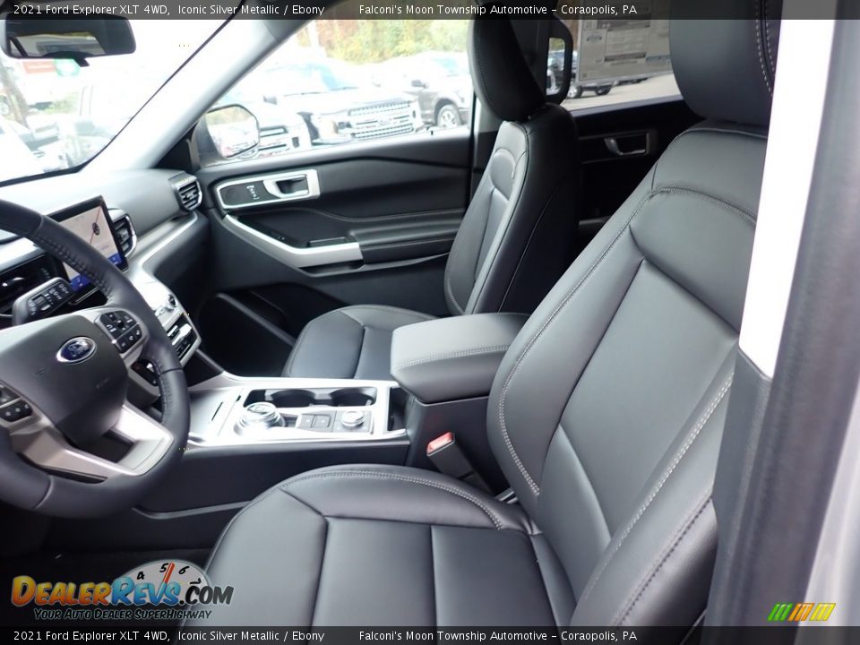 Front Seat of 2021 Ford Explorer XLT 4WD Photo #10