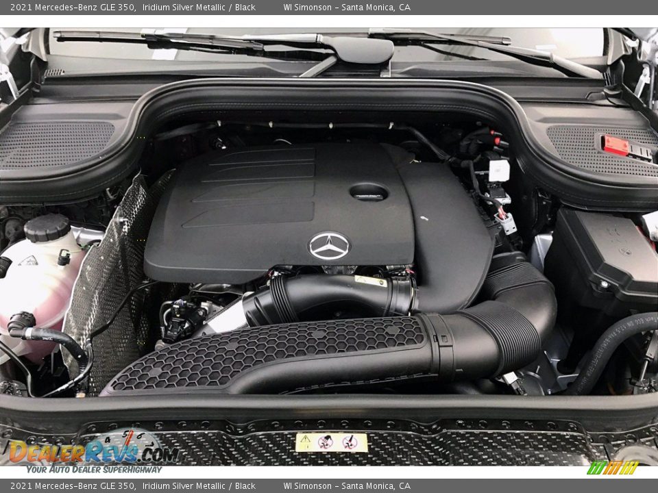 2021 Mercedes-Benz GLE 350 Iridium Silver Metallic / Black Photo #8