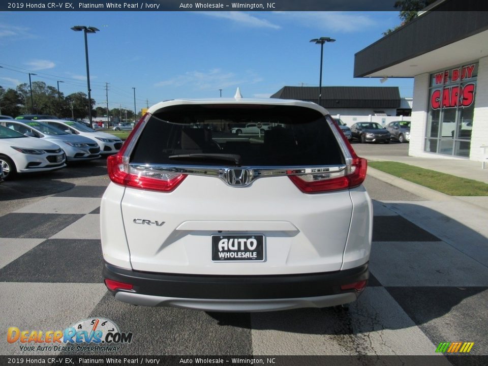 2019 Honda CR-V EX Platinum White Pearl / Ivory Photo #4