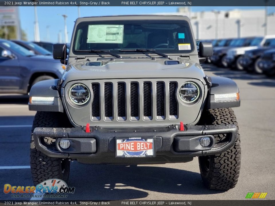 2021 Jeep Wrangler Unlimited Rubicon 4x4 Sting-Gray / Black Photo #3