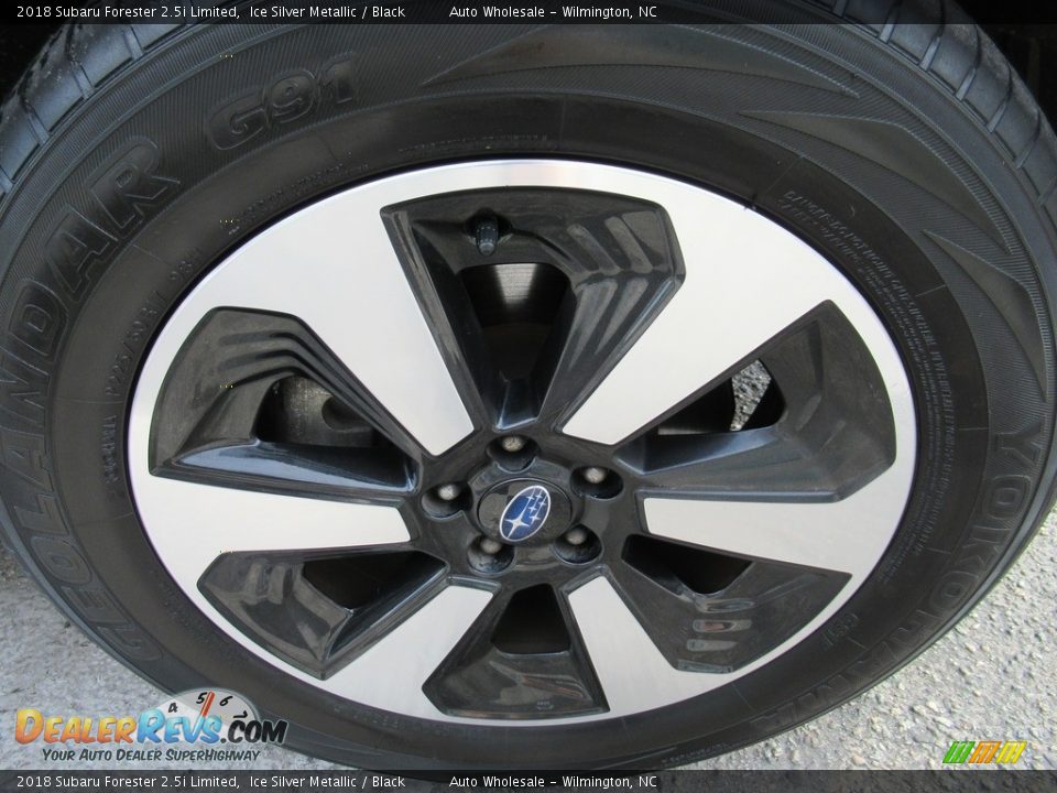 2018 Subaru Forester 2.5i Limited Ice Silver Metallic / Black Photo #7