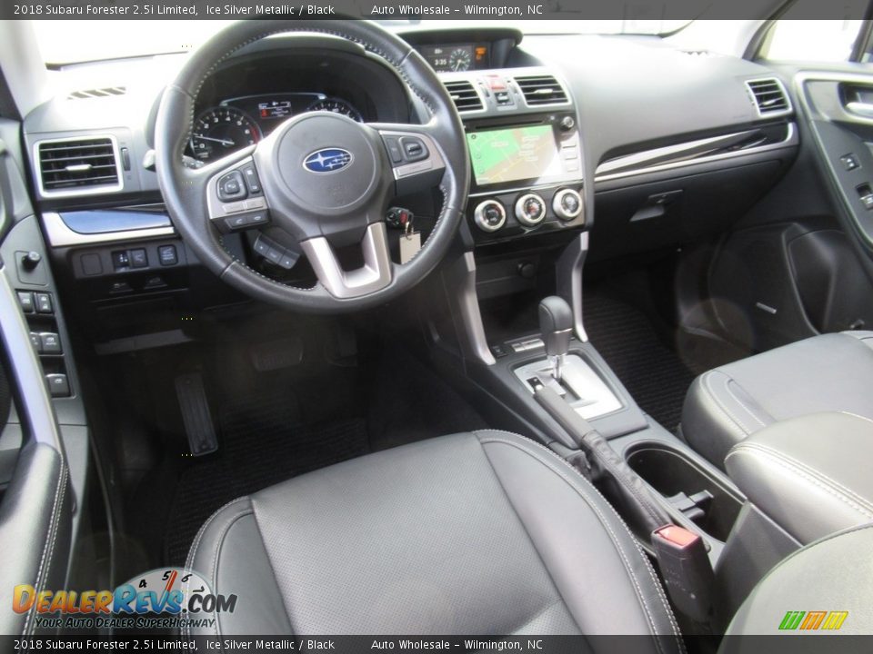 2018 Subaru Forester 2.5i Limited Ice Silver Metallic / Black Photo #14