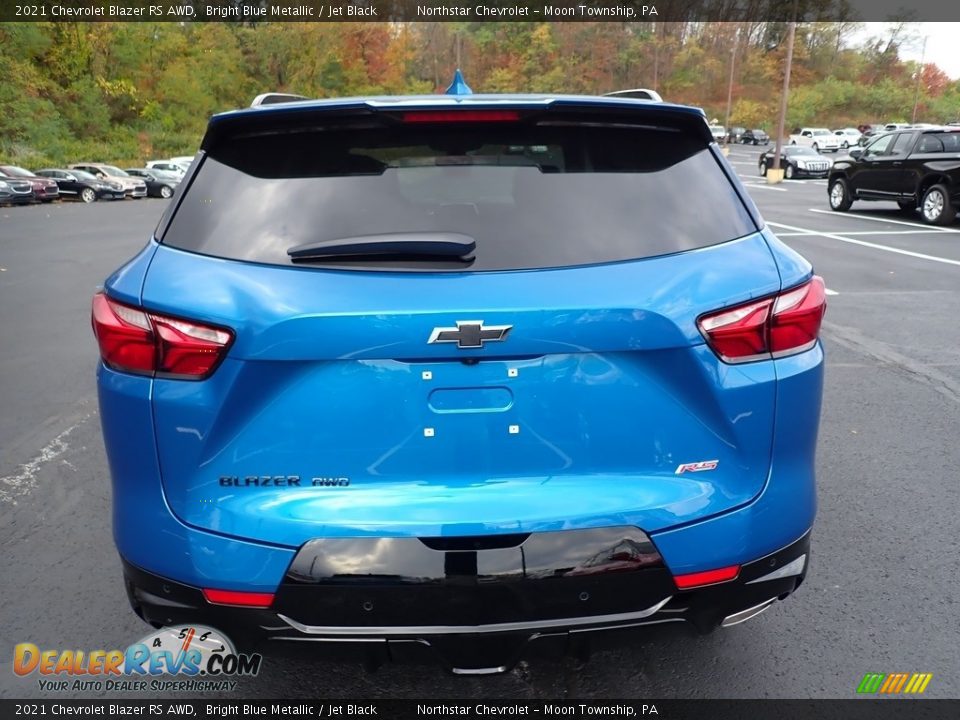 2021 Chevrolet Blazer RS AWD Bright Blue Metallic / Jet Black Photo #5