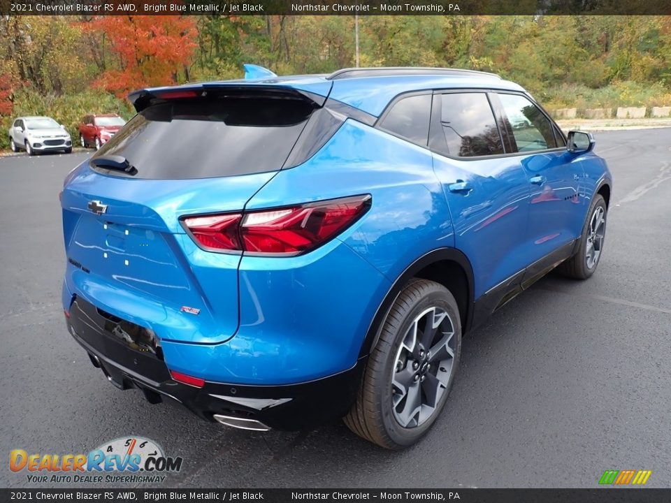 2021 Chevrolet Blazer RS AWD Bright Blue Metallic / Jet Black Photo #6