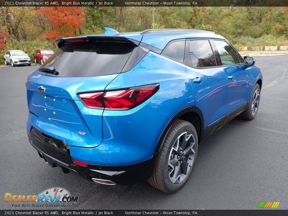 2021 Chevrolet Blazer RS AWD Bright Blue Metallic / Jet Black Photo #6