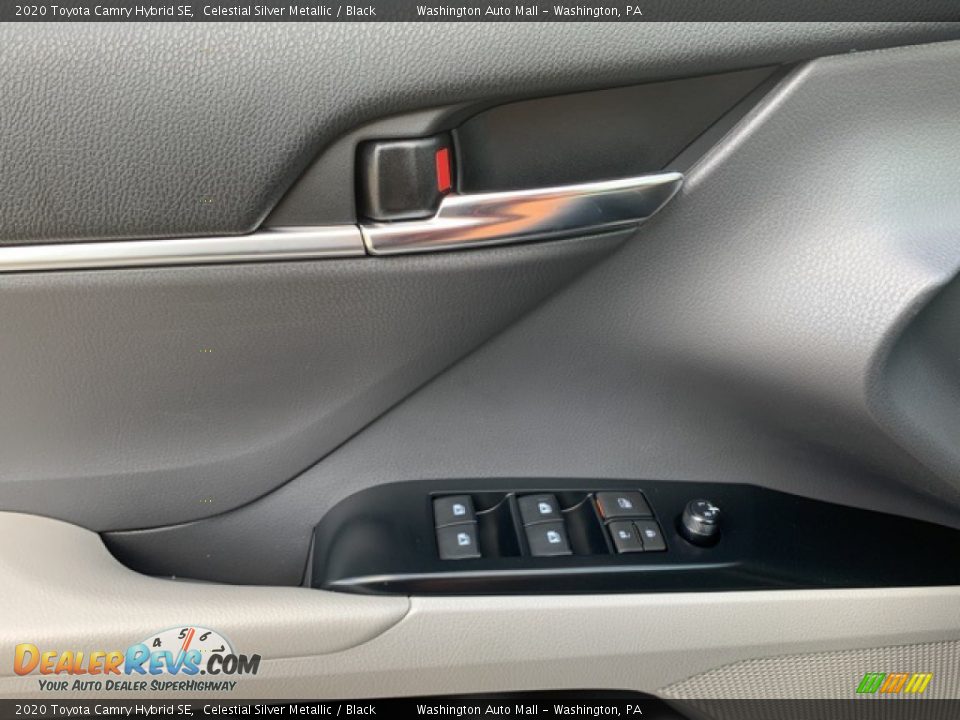 2020 Toyota Camry Hybrid SE Celestial Silver Metallic / Black Photo #12