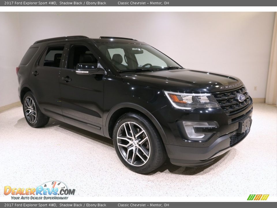 2017 Ford Explorer Sport 4WD Shadow Black / Ebony Black Photo #1