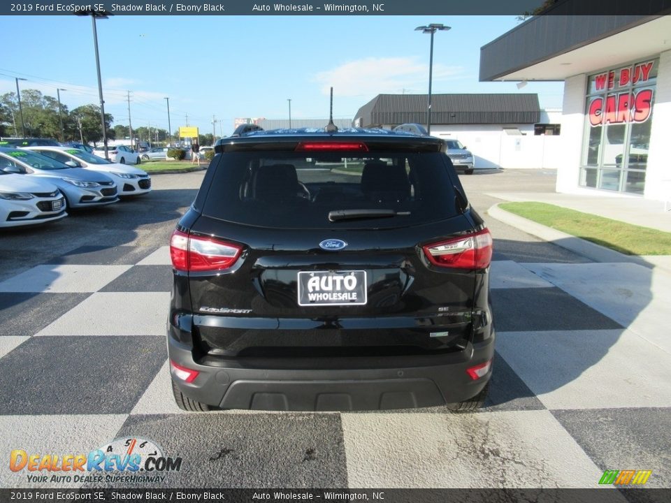 2019 Ford EcoSport SE Shadow Black / Ebony Black Photo #4