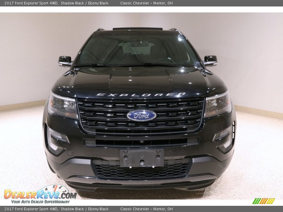 2017 Ford Explorer Sport 4WD Shadow Black / Ebony Black Photo #2