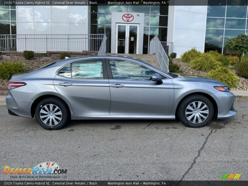 2020 Toyota Camry Hybrid SE Celestial Silver Metallic / Black Photo #27