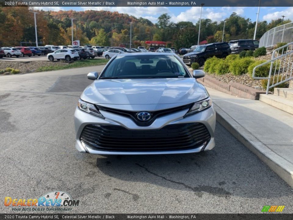 2020 Toyota Camry Hybrid SE Celestial Silver Metallic / Black Photo #28