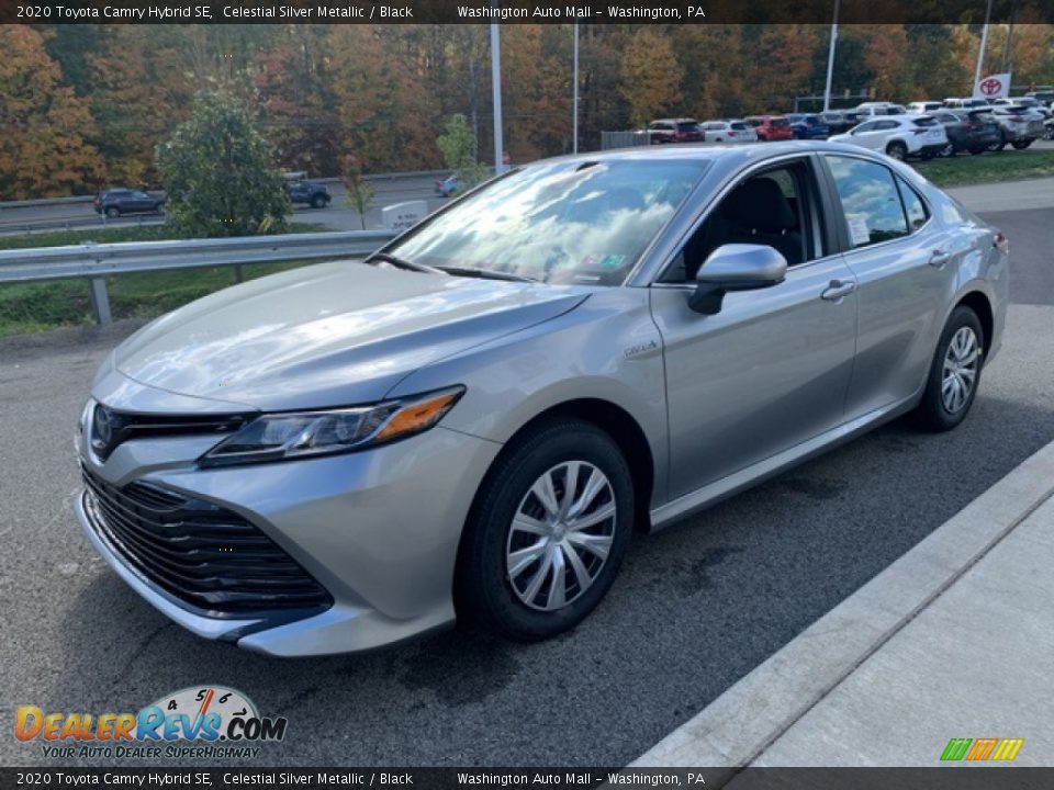 2020 Toyota Camry Hybrid SE Celestial Silver Metallic / Black Photo #29