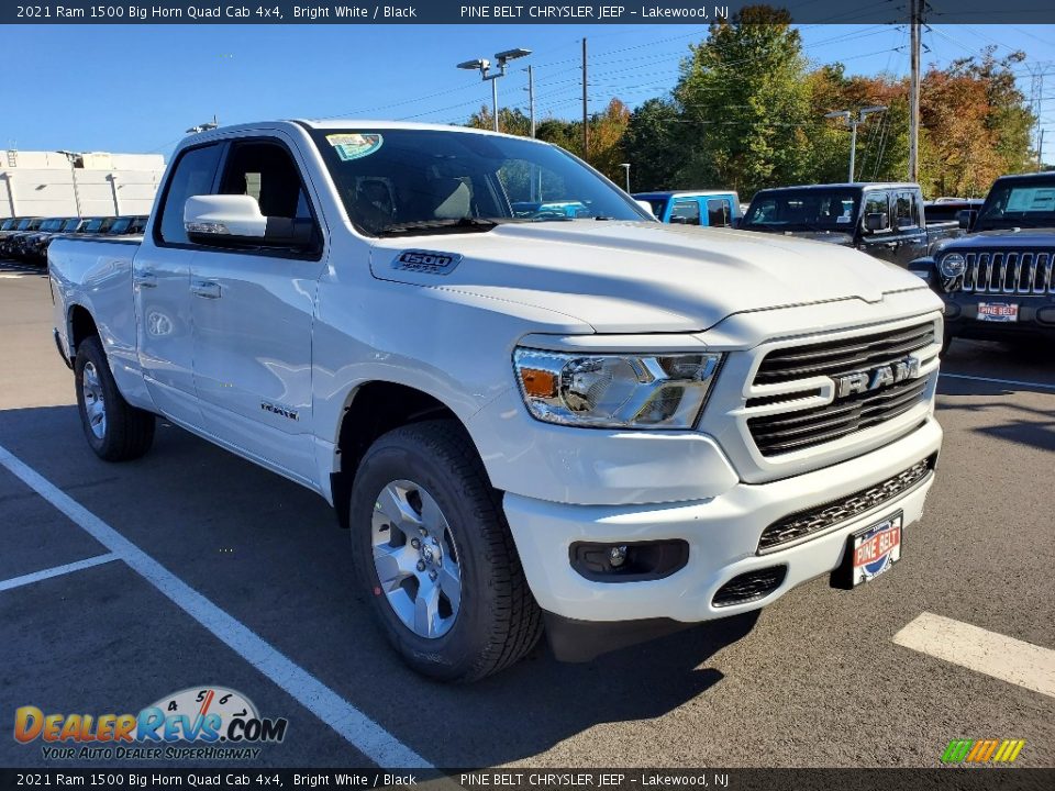 Front 3/4 View of 2021 Ram 1500 Big Horn Quad Cab 4x4 Photo #1