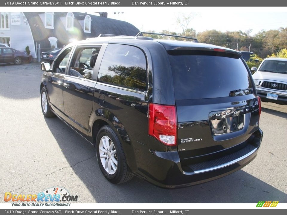 2019 Dodge Grand Caravan SXT Black Onyx Crystal Pearl / Black Photo #7