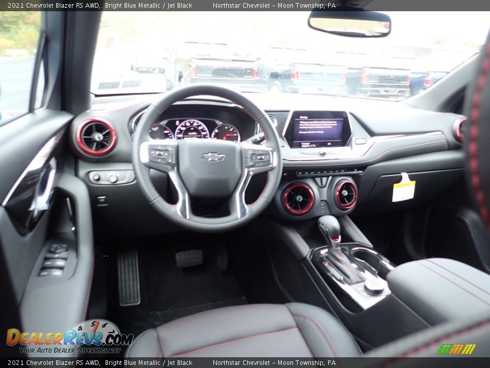 Jet Black Interior - 2021 Chevrolet Blazer RS AWD Photo #13