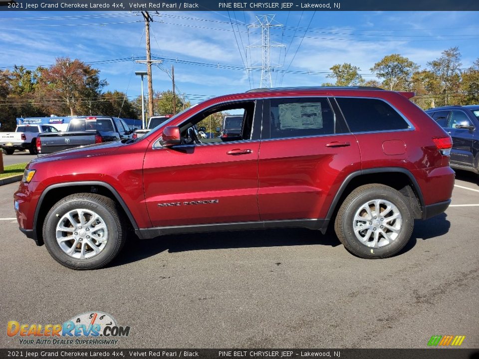 Velvet Red Pearl 2021 Jeep Grand Cherokee Laredo 4x4 Photo #4