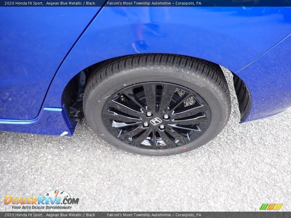 2020 Honda Fit Sport Aegean Blue Metallic / Black Photo #3