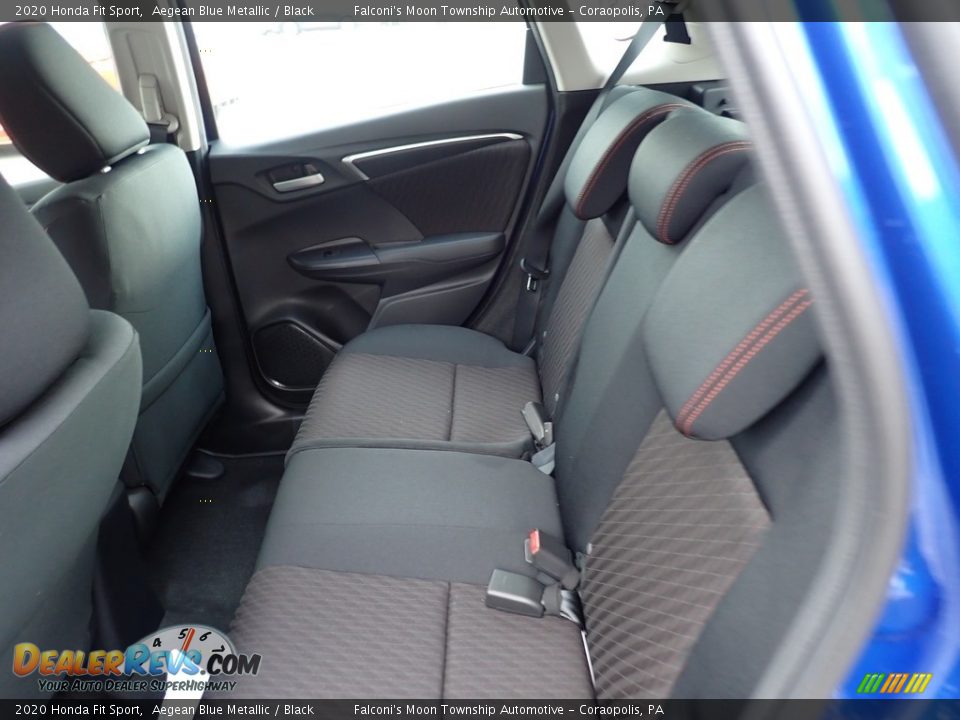 2020 Honda Fit Sport Aegean Blue Metallic / Black Photo #10