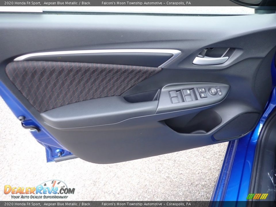2020 Honda Fit Sport Aegean Blue Metallic / Black Photo #12