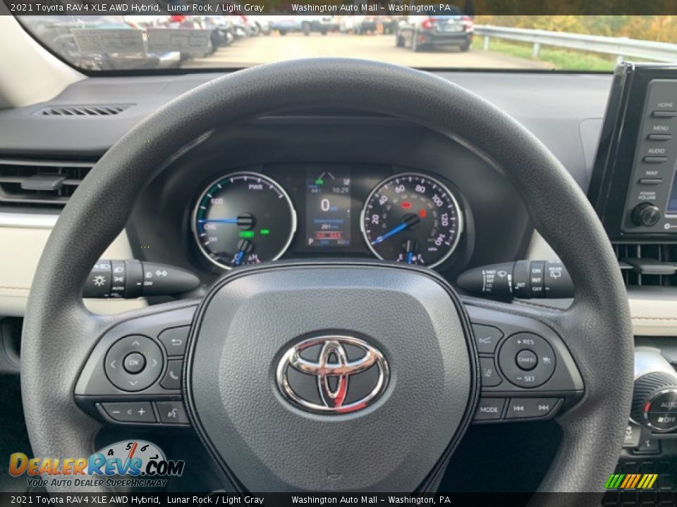 2021 Toyota RAV4 XLE AWD Hybrid Lunar Rock / Light Gray Photo #8