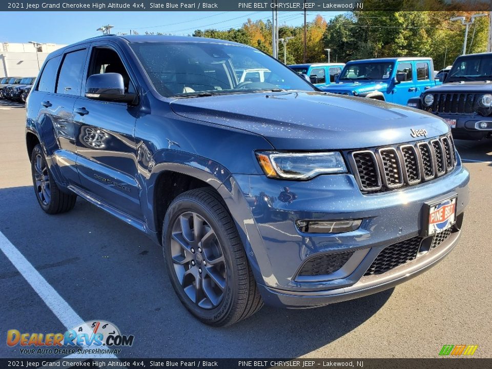 2021 Jeep Grand Cherokee High Altitude 4x4 Slate Blue Pearl / Black Photo #1