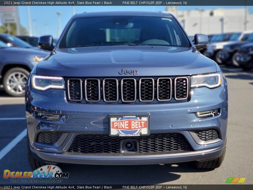 2021 Jeep Grand Cherokee High Altitude 4x4 Slate Blue Pearl / Black Photo #3