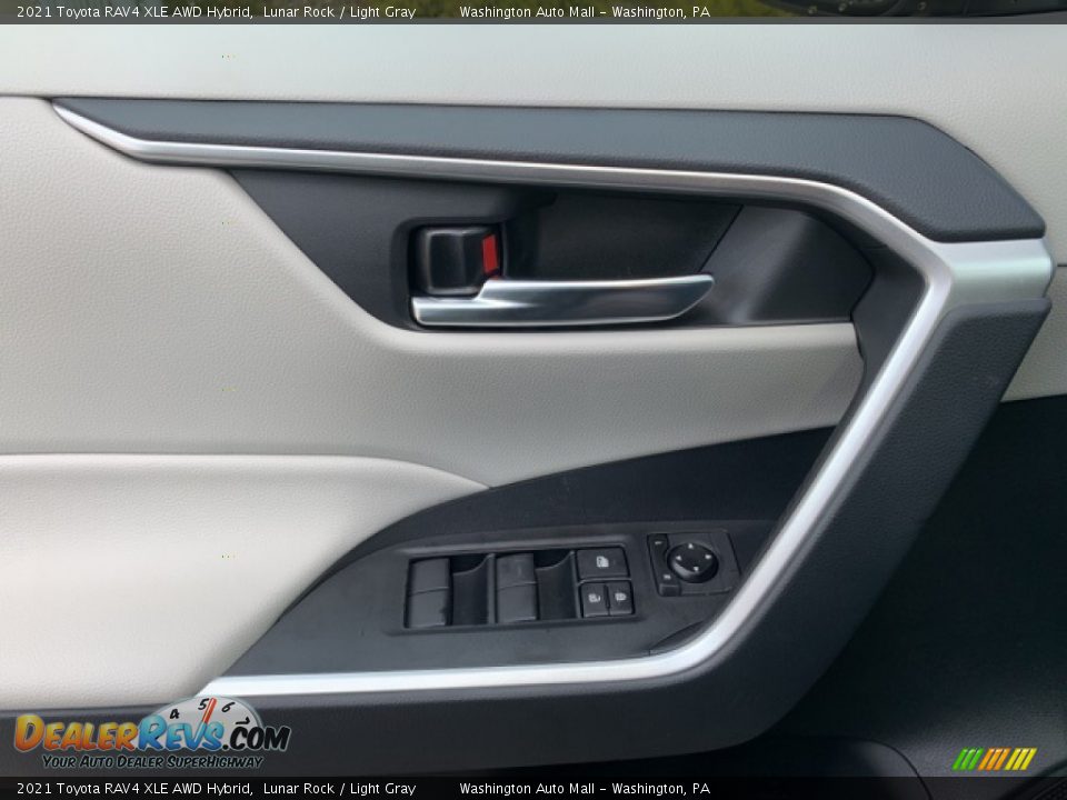 2021 Toyota RAV4 XLE AWD Hybrid Lunar Rock / Light Gray Photo #13
