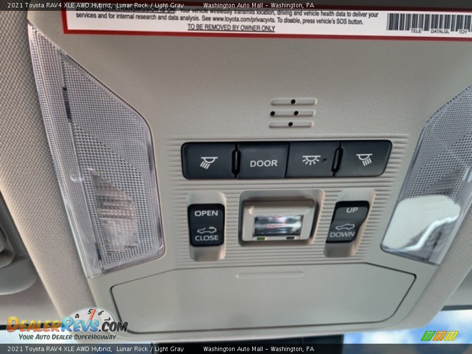 2021 Toyota RAV4 XLE AWD Hybrid Lunar Rock / Light Gray Photo #15