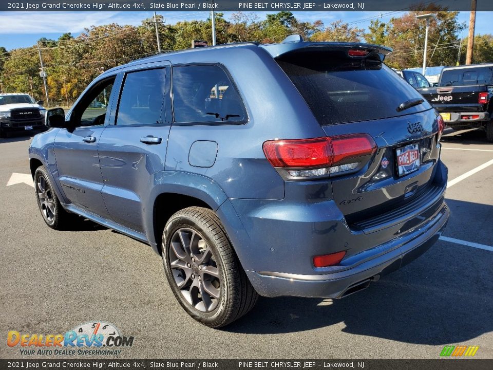 2021 Jeep Grand Cherokee High Altitude 4x4 Slate Blue Pearl / Black Photo #6