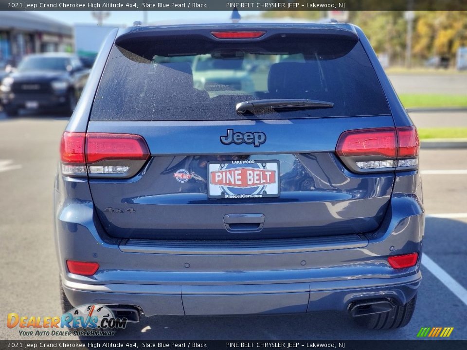 2021 Jeep Grand Cherokee High Altitude 4x4 Slate Blue Pearl / Black Photo #7