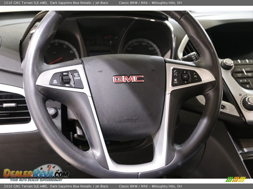 2016 GMC Terrain SLE AWD Dark Sapphire Blue Metallic / Jet Black Photo #7