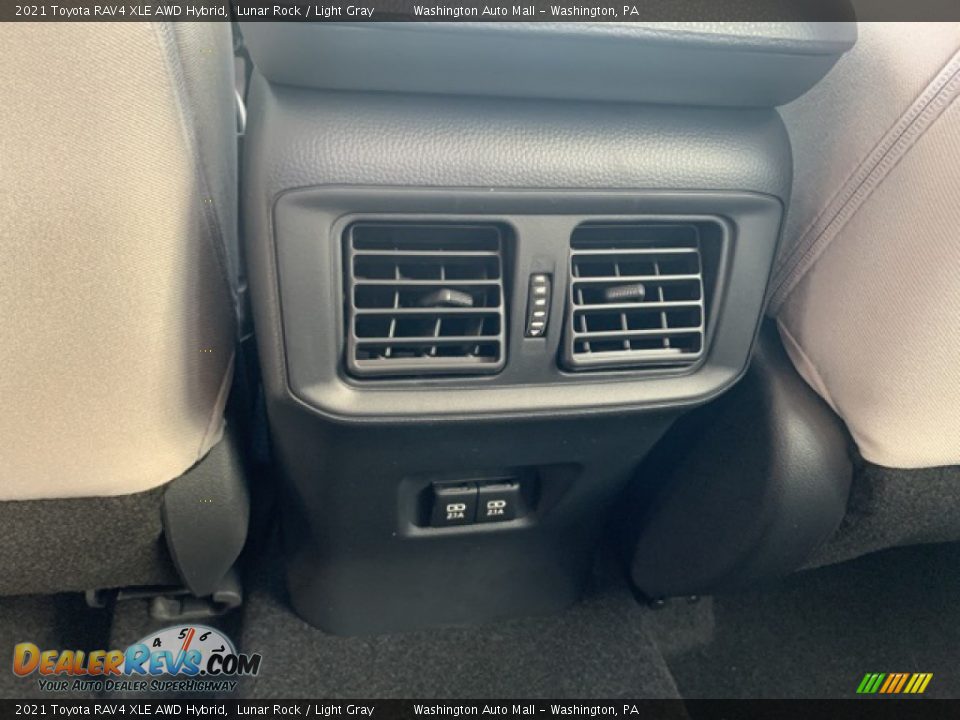 2021 Toyota RAV4 XLE AWD Hybrid Lunar Rock / Light Gray Photo #24