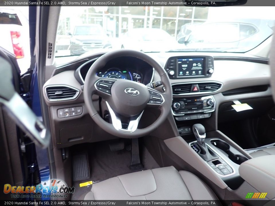 Front Seat of 2020 Hyundai Santa Fe SEL 2.0 AWD Photo #10