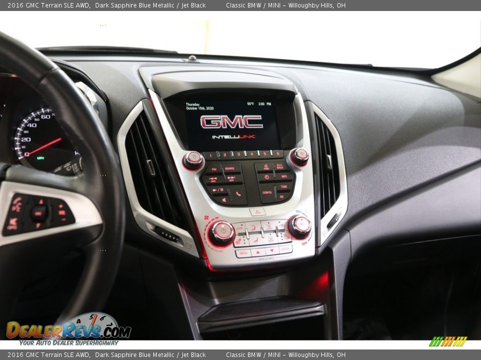 2016 GMC Terrain SLE AWD Dark Sapphire Blue Metallic / Jet Black Photo #9