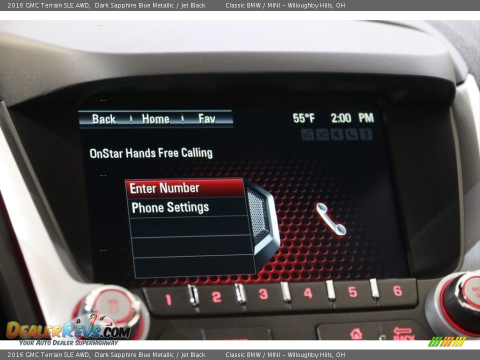 2016 GMC Terrain SLE AWD Dark Sapphire Blue Metallic / Jet Black Photo #11