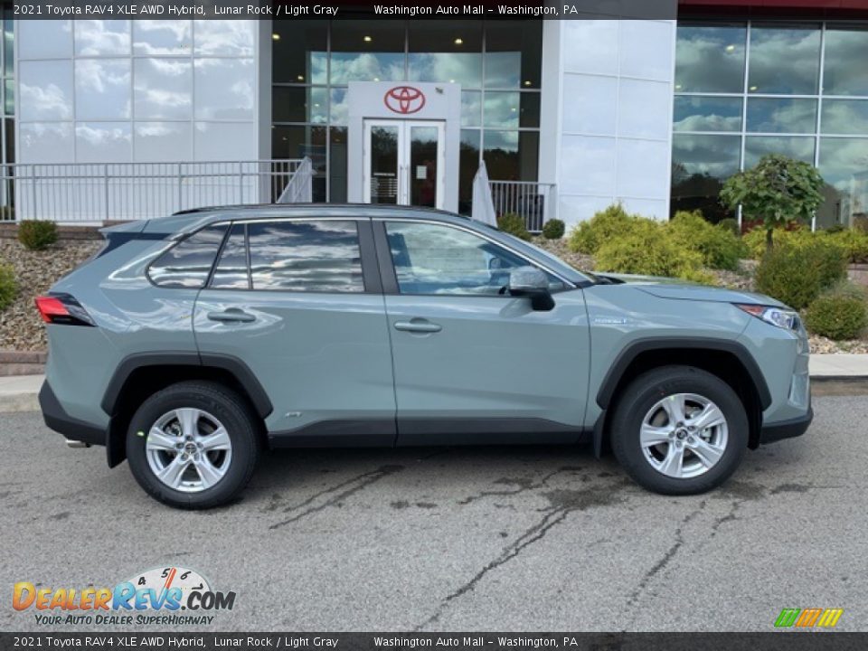 2021 Toyota RAV4 XLE AWD Hybrid Lunar Rock / Light Gray Photo #32