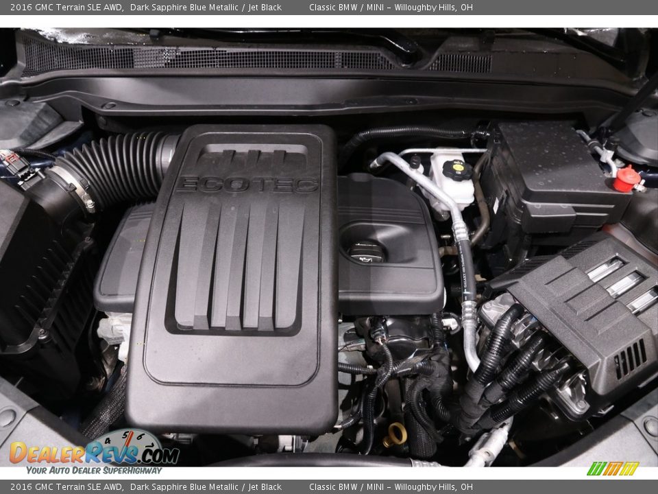 2016 GMC Terrain SLE AWD Dark Sapphire Blue Metallic / Jet Black Photo #17