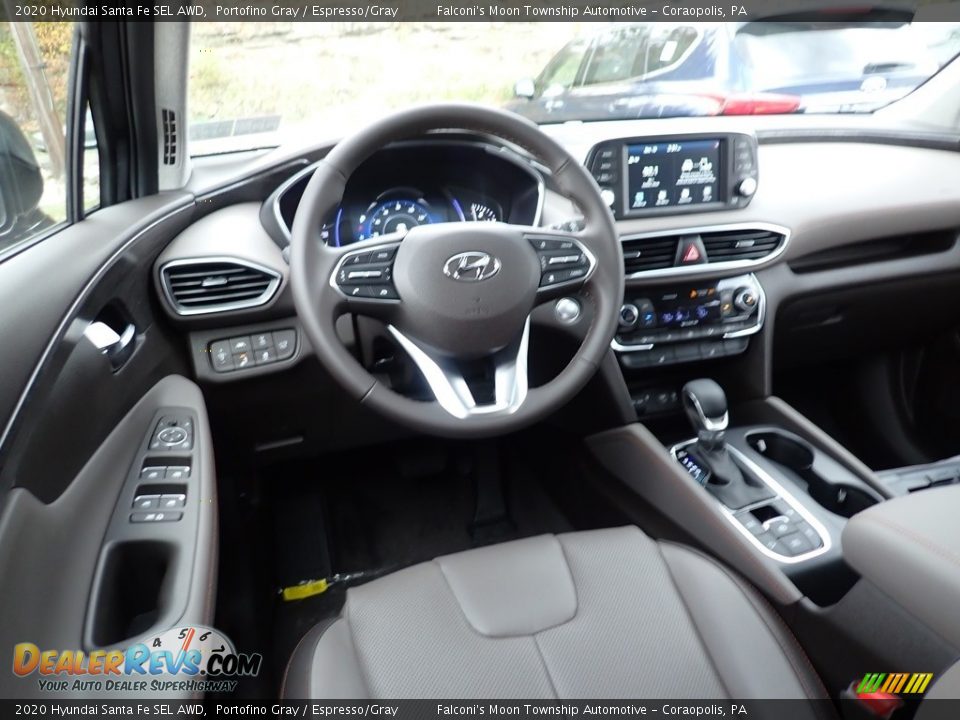 Front Seat of 2020 Hyundai Santa Fe SEL AWD Photo #9