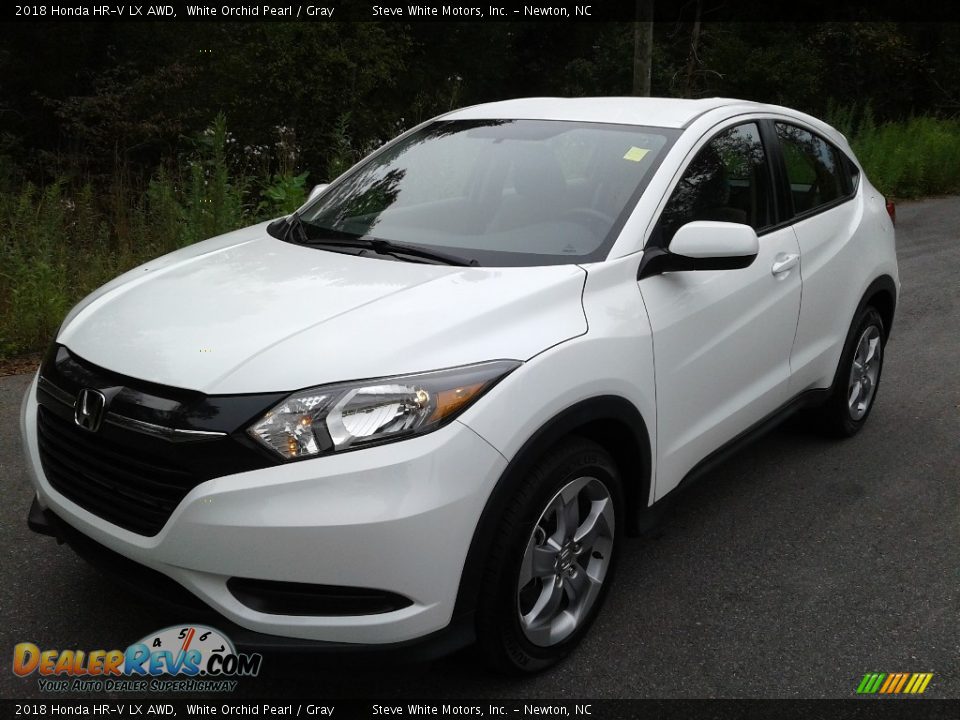 2018 Honda HR-V LX AWD White Orchid Pearl / Gray Photo #2