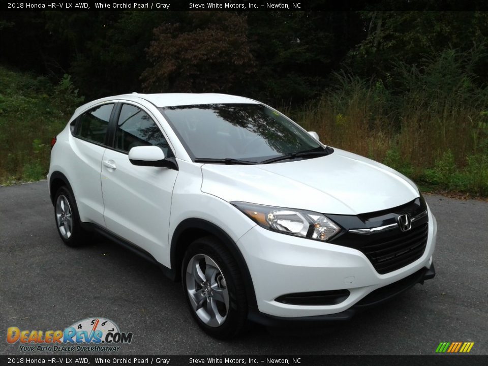 2018 Honda HR-V LX AWD White Orchid Pearl / Gray Photo #4