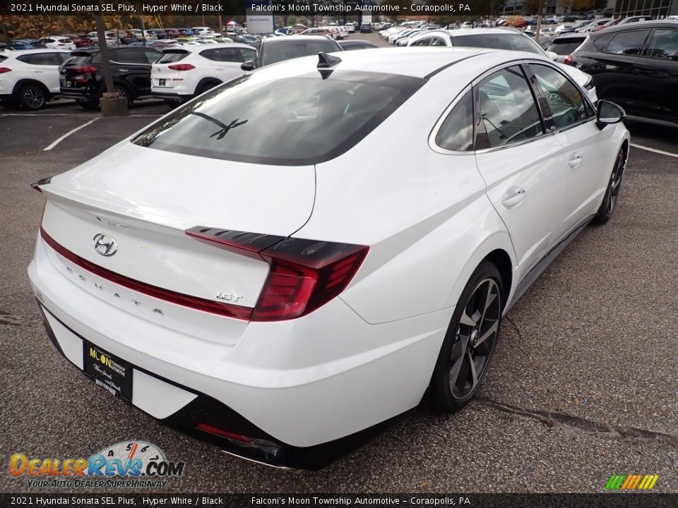 2021 Hyundai Sonata SEL Plus Hyper White / Black Photo #2