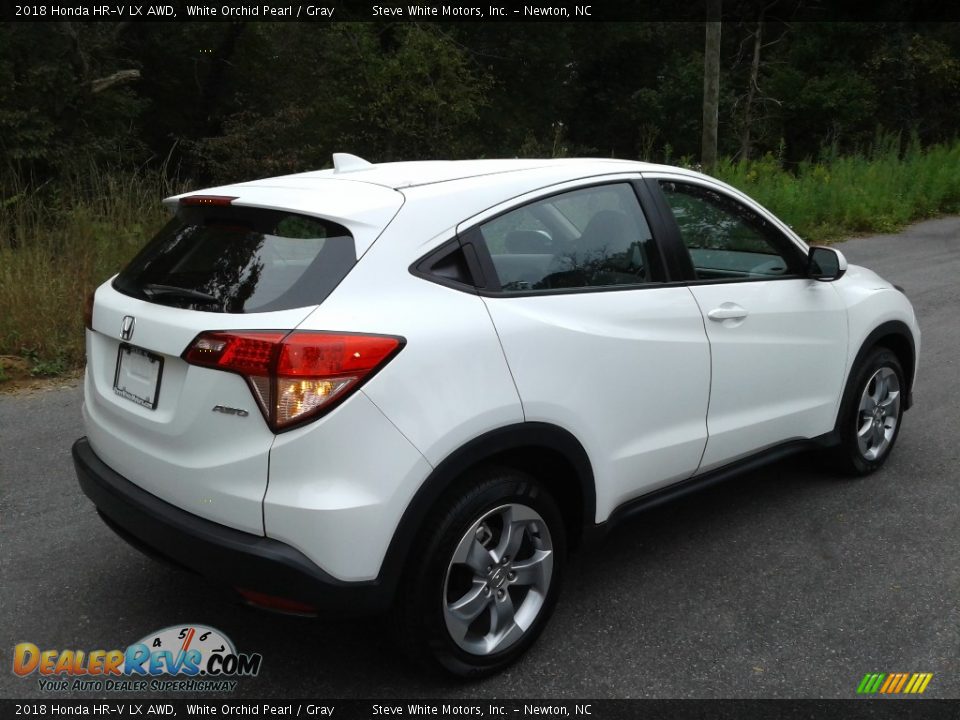 2018 Honda HR-V LX AWD White Orchid Pearl / Gray Photo #6