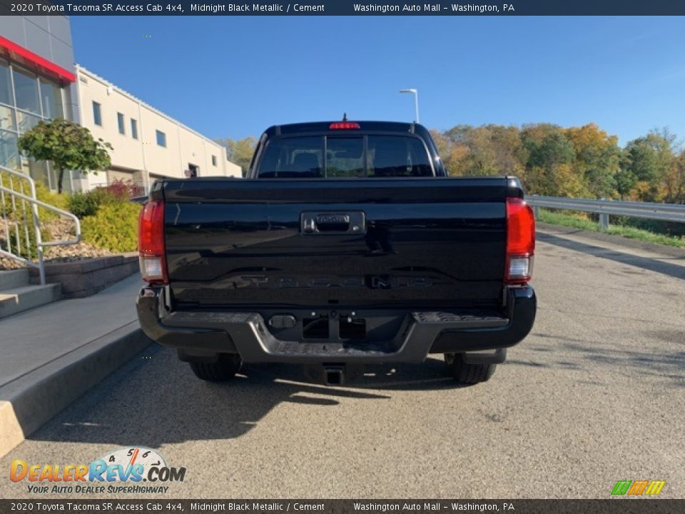 2020 Toyota Tacoma SR Access Cab 4x4 Midnight Black Metallic / Cement Photo #29