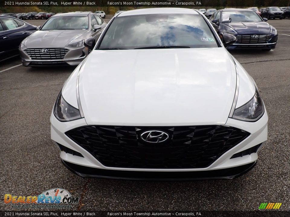 2021 Hyundai Sonata SEL Plus Hyper White / Black Photo #4