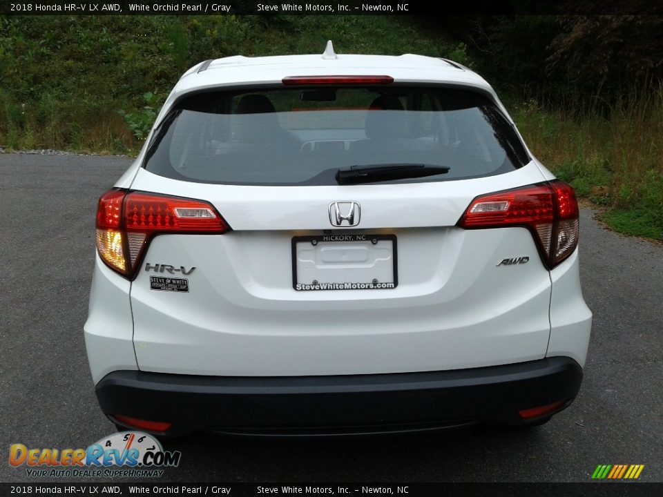2018 Honda HR-V LX AWD White Orchid Pearl / Gray Photo #7