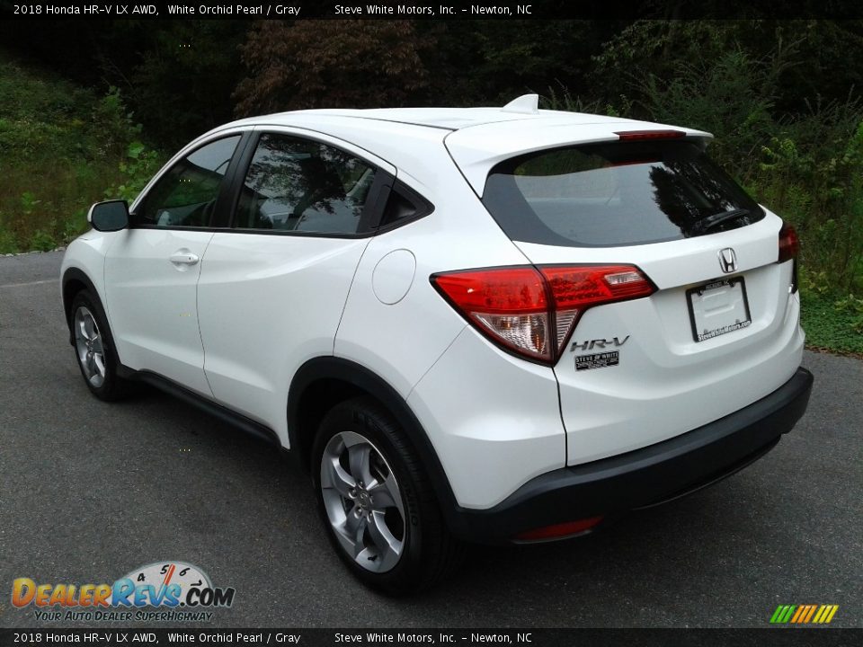 2018 Honda HR-V LX AWD White Orchid Pearl / Gray Photo #8