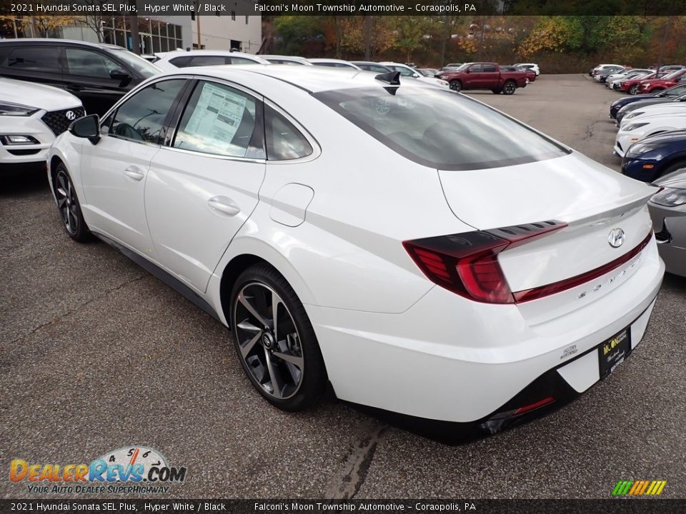 2021 Hyundai Sonata SEL Plus Hyper White / Black Photo #6