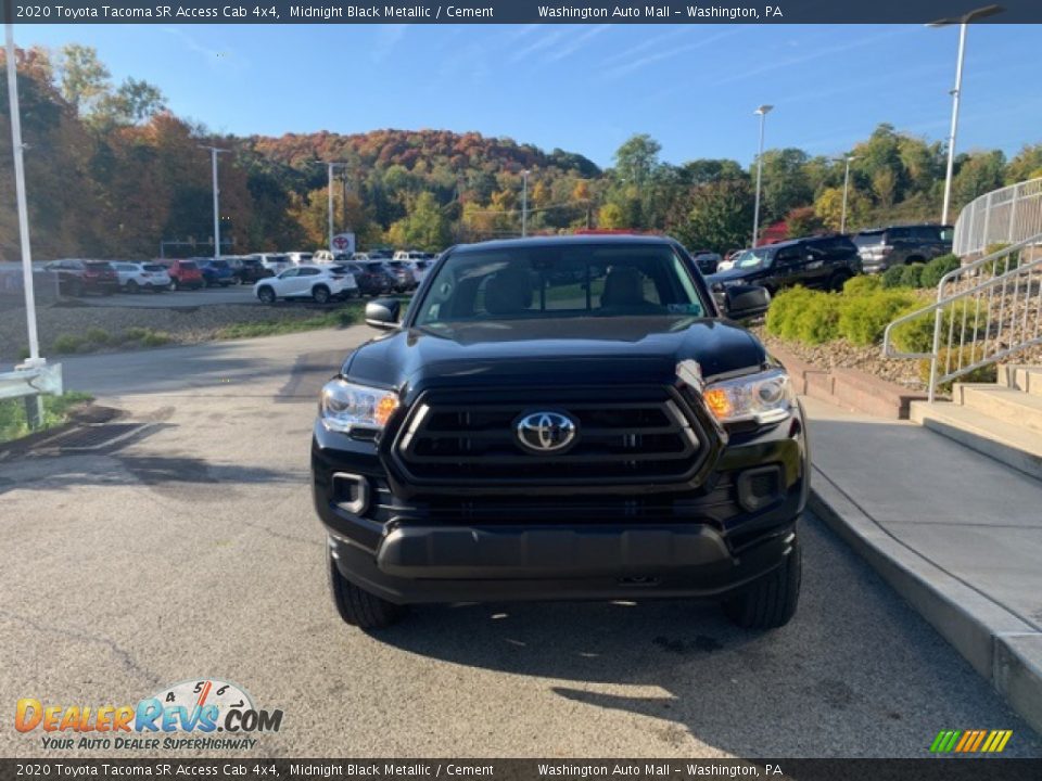 2020 Toyota Tacoma SR Access Cab 4x4 Midnight Black Metallic / Cement Photo #32