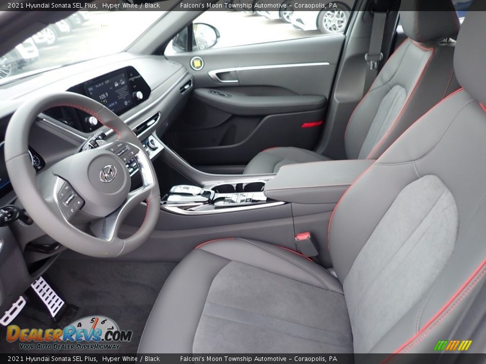 2021 Hyundai Sonata SEL Plus Hyper White / Black Photo #10