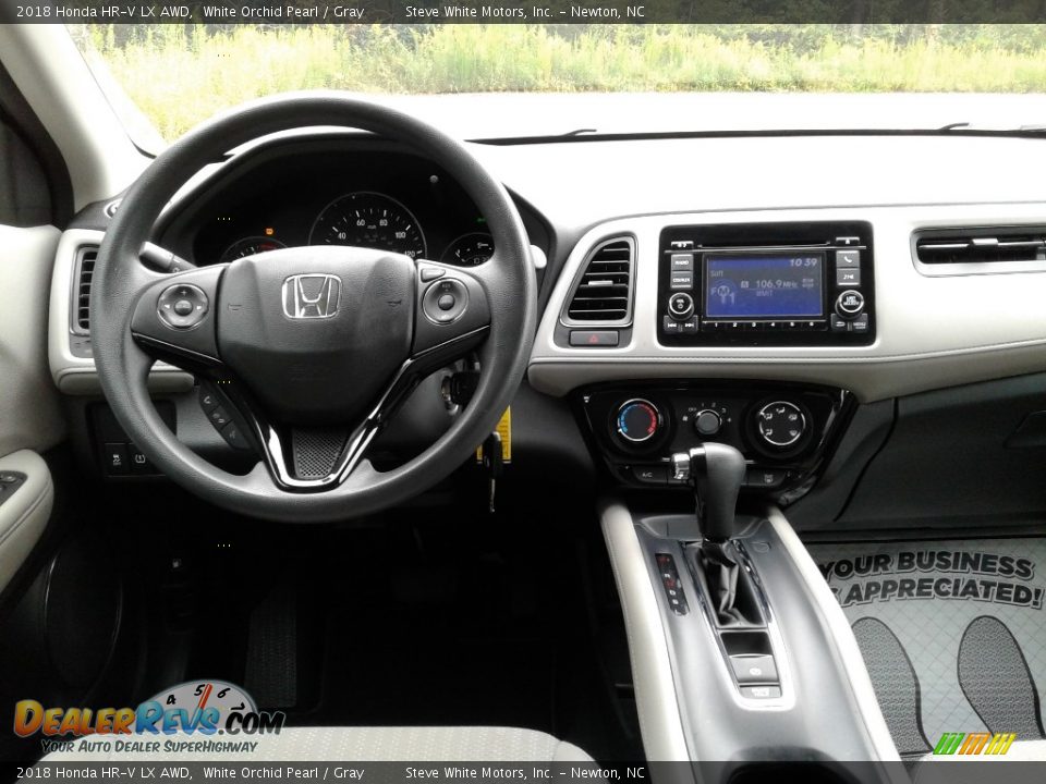 2018 Honda HR-V LX AWD White Orchid Pearl / Gray Photo #16
